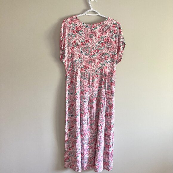 April Cornell Floral Maxi Dress Size Small - Picture 2 of 6